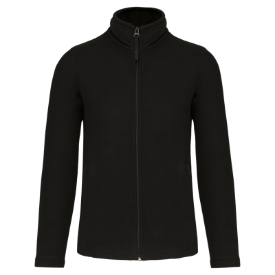 Full zip microfleece jacket man
